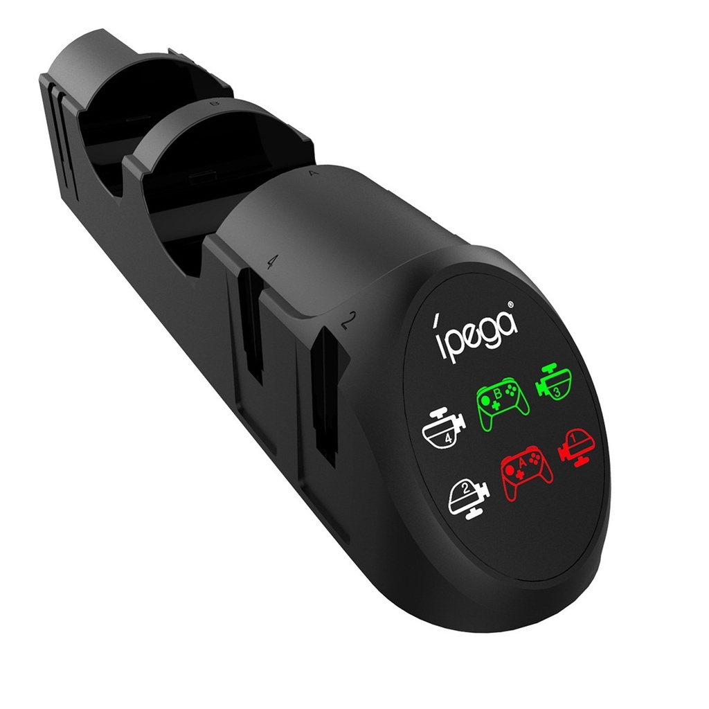 Ipega PG-9187 For Switch Pro / Joy-Con Gaming Controller Grip Gamepad Charger(Black)