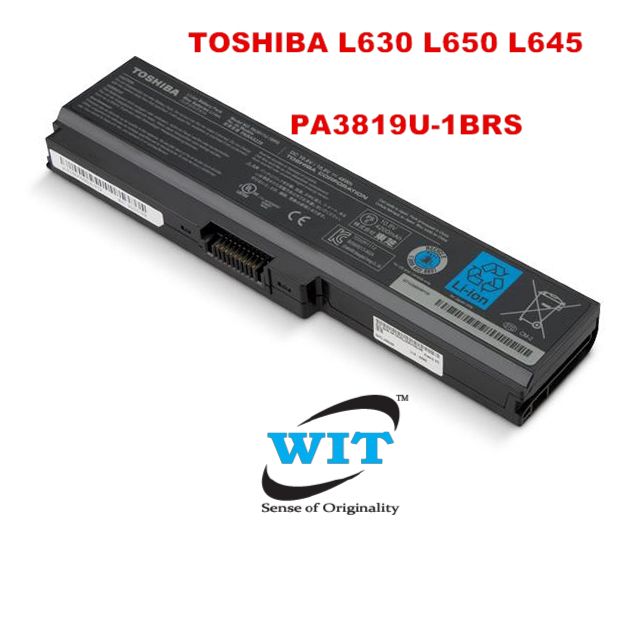 Toshiba Batterie L730 L700 L600 L630D L750 PA3817U PA3819U M600 C600 - Noir