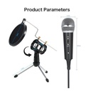 Microphone A Condensateur - 3.5mm - Noir