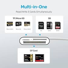 HUB USB 2.0 - 3 Ports USB - Lecteur De Carte SD / TF Lecteur De Type C  + Carte Mémoire 16Go