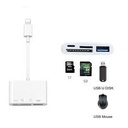 HUB USB 2.0 - 3 Ports USB - Lecteur De Carte SD / TF Lecteur De Type C  + Carte Mémoire 16Go