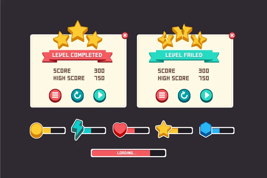 Complete game ui pack