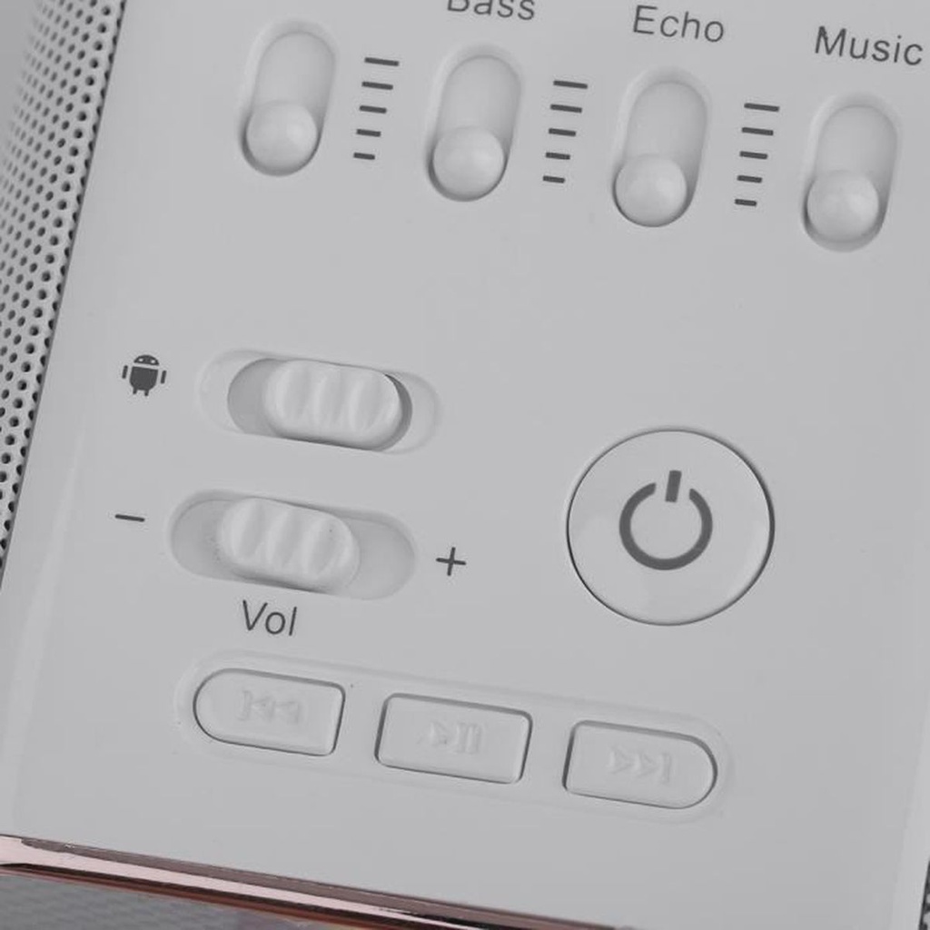 Microphone Bluetooth Karaoké - Couleur En Fonction Du Stock Disponible