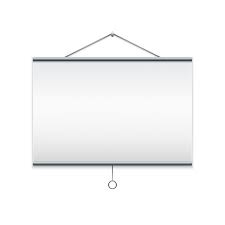 Iview Tableau De Projection 1.5 Mètres X 1.5 Mètres Murale - Blanc