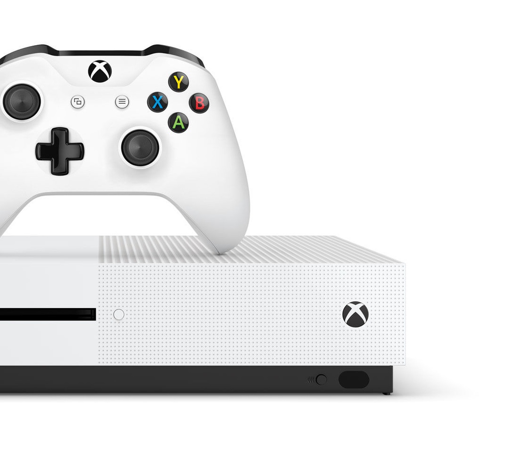 Microsoft X Box One S + 1 Manette - 1000 Go - 1.75 Ghz - Blanc