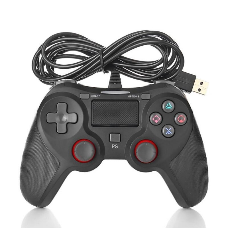 Console Vibration Wired Game Controller For PS4