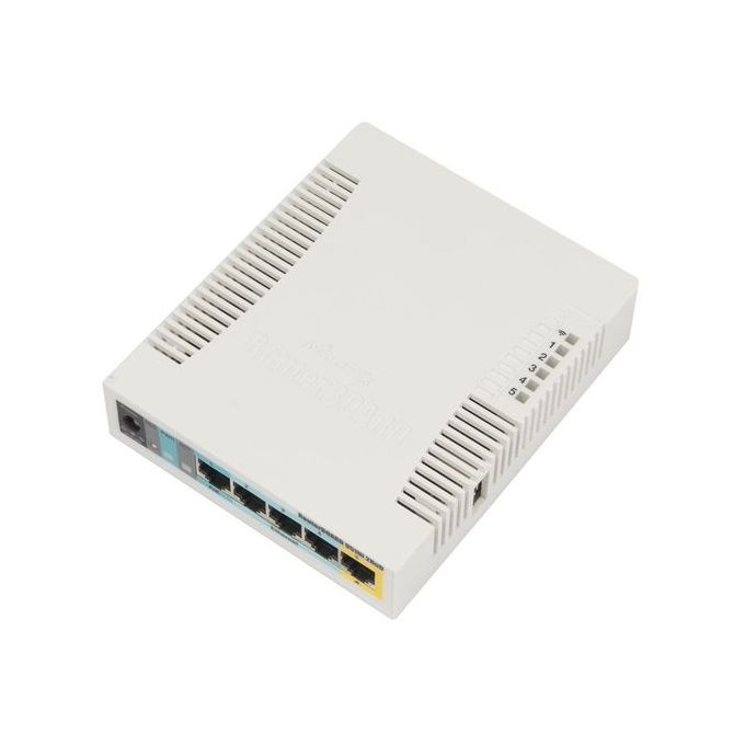 Mikro Tik MikroTik RB951Ui-2HnD - Routeur WiFi / Hotspot / Point D’Accès - Blanc - Garantie 1 MOIS (Hors Panne électrique)