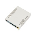Mikro Tik MikroTik RB951Ui-2HnD - Routeur WiFi / Hotspot / Point D’Accès - Blanc - Garantie 1 MOIS (Hors Panne électrique)