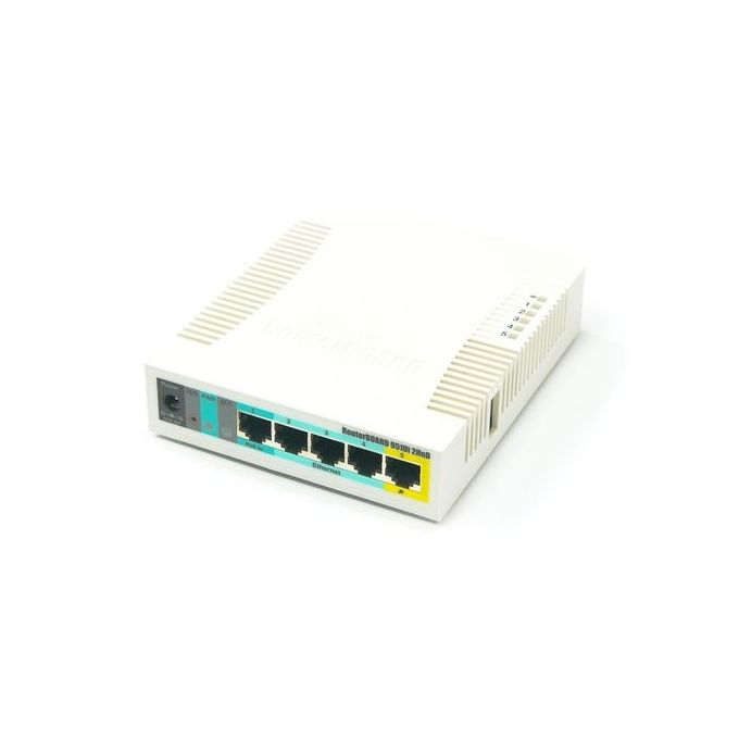 Mikro Tik MikroTik RB951Ui-2HnD - Routeur WiFi / Hotspot / Point D’Accès - Blanc - Garantie 1 MOIS (Hors Panne électrique)