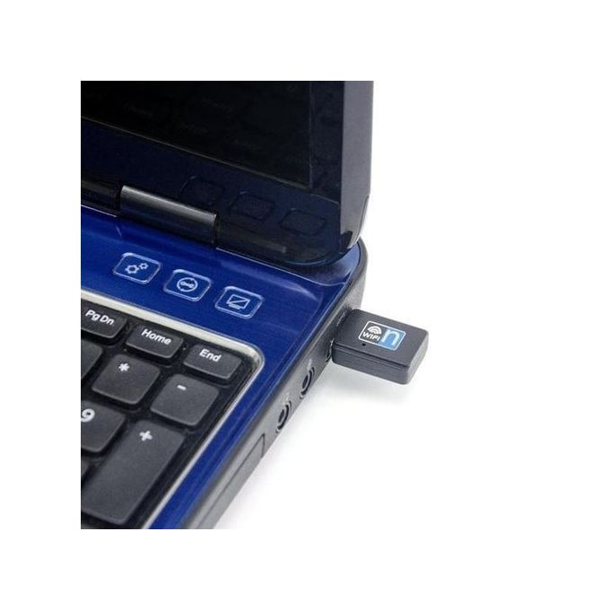 Mini Adaptateur WiFi - 300Mbps - Noir