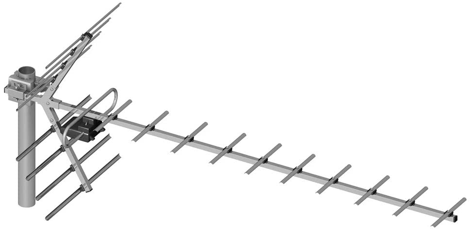 Mini Antenne Extérieure -TNT -Argent