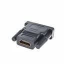Convertisseur  Mini/Micro HDMI Male Vers Hdmi Femelle   - Noir