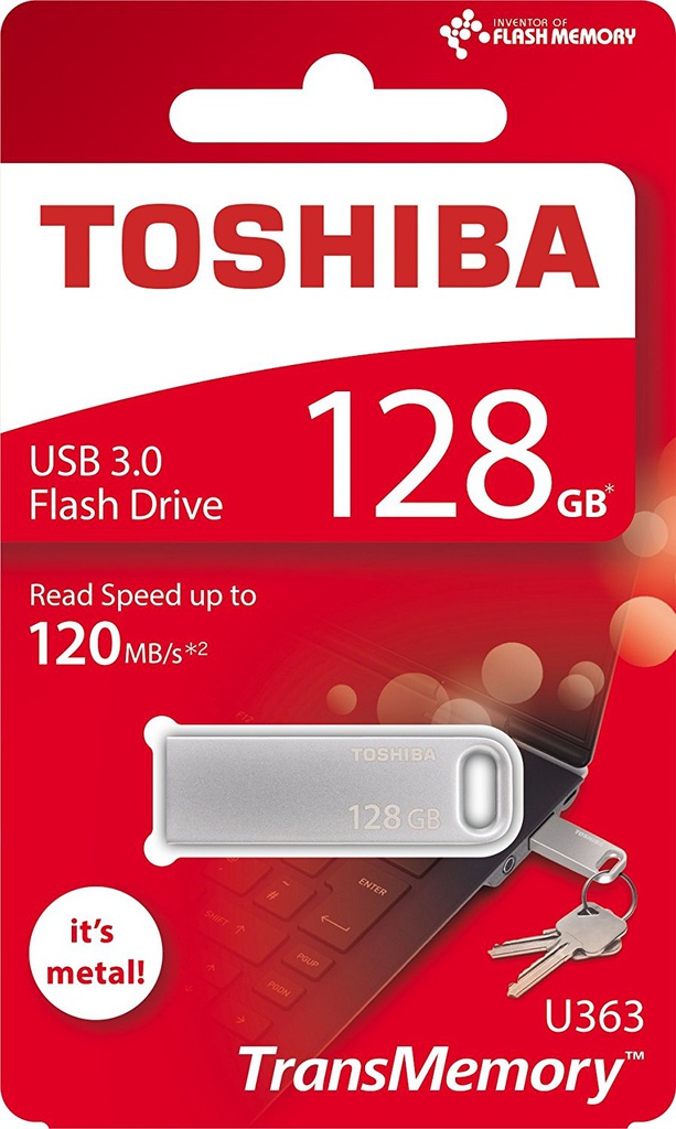 Toshiba CLÉ USB - 128Go - Blanc - Garantie 1 Mois