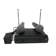 Jerry Baffle Professionel Bluetooth Sans Fil - Avec 2 Micro- Noir