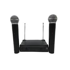 Jerry Baffle Professionel Bluetooth Sans Fil - Avec 2 Micro- Noir