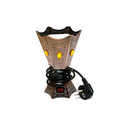 Encensoir Electrique - Métal - 220 V - 14 X 12,4 X 22 Cm - Or