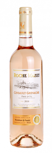 VIN IGP PAYS  OC CINSAULT GRENACHE - 75cl