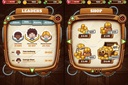 Steampunk GUI for Mobile Game
