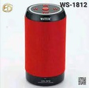 Wster Wireless Bluetooth Speaker WS-1603 - Rouge