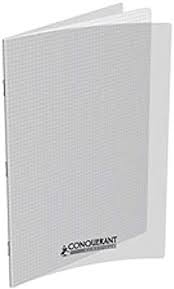 Hamelin Cahier 24x32cm 96p.Sey. 90gr Piqué Couv.Polypro Conquérant - Gris