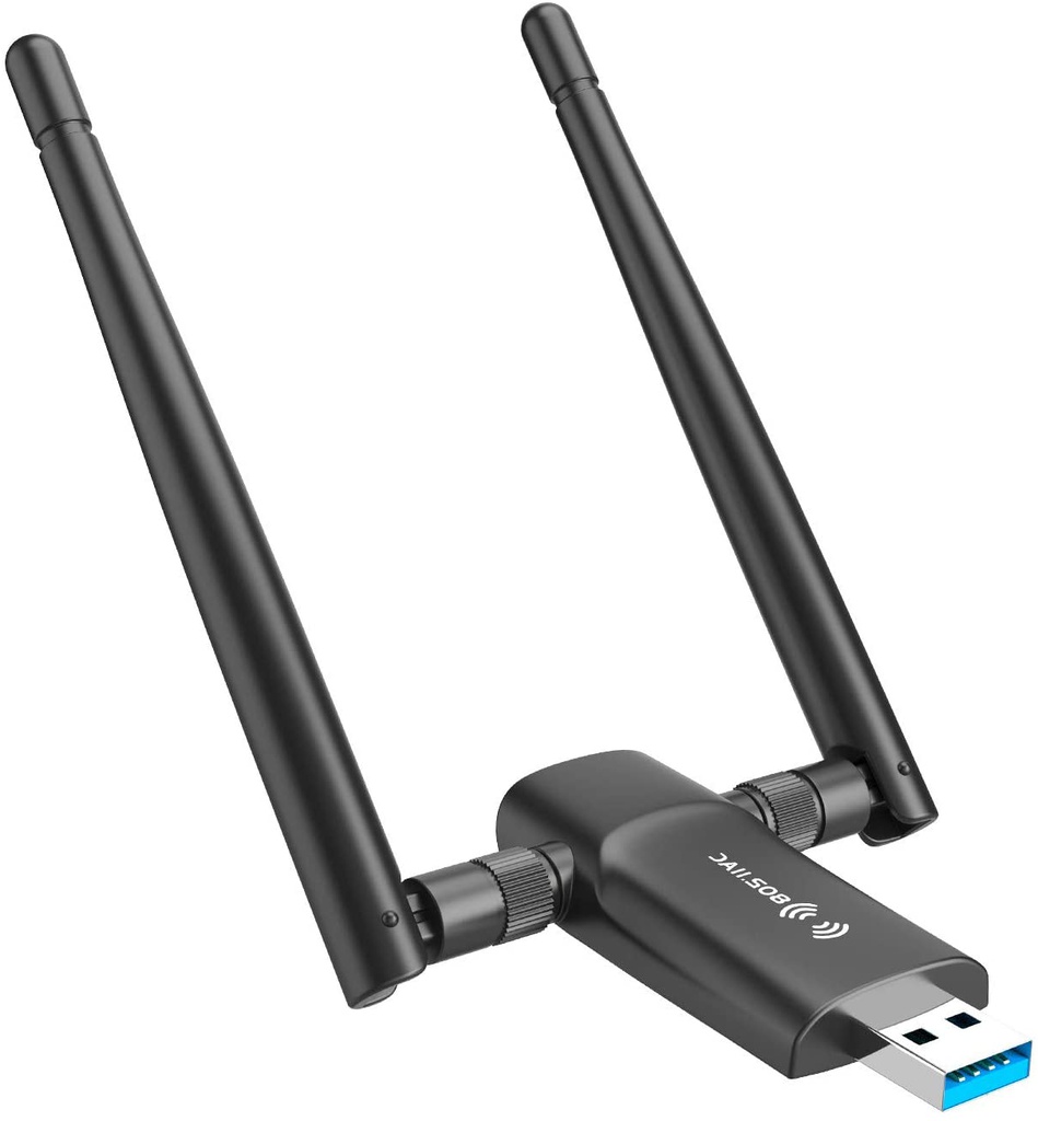 Wireless USB 2.0 - Antenne WiFi  - 802.11N -Noir