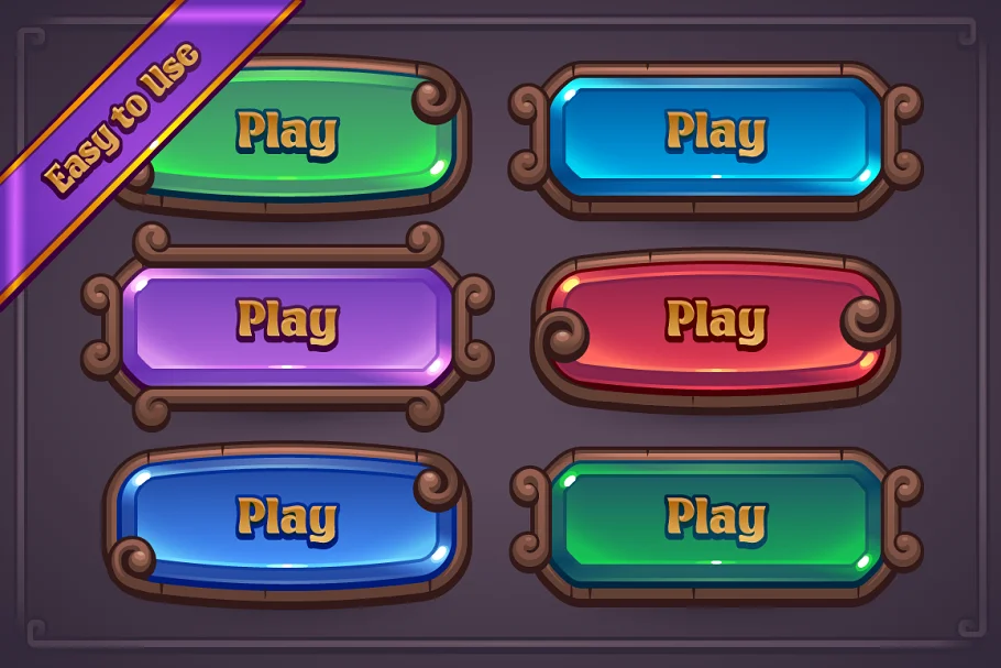 Fantasy Game Button Maker