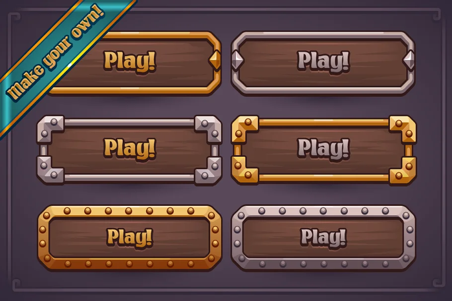 Fantasy Game Button Maker