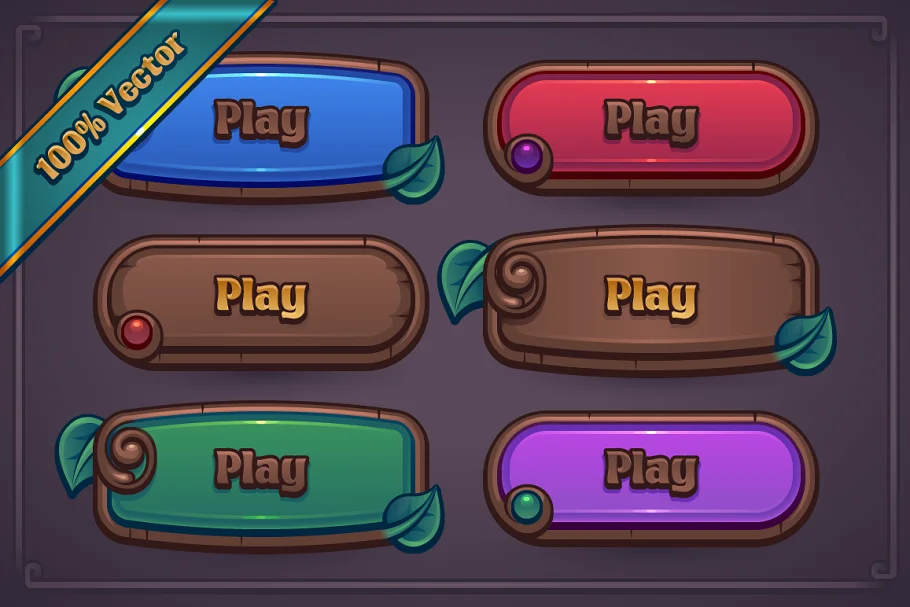 Fantasy Game Button Maker