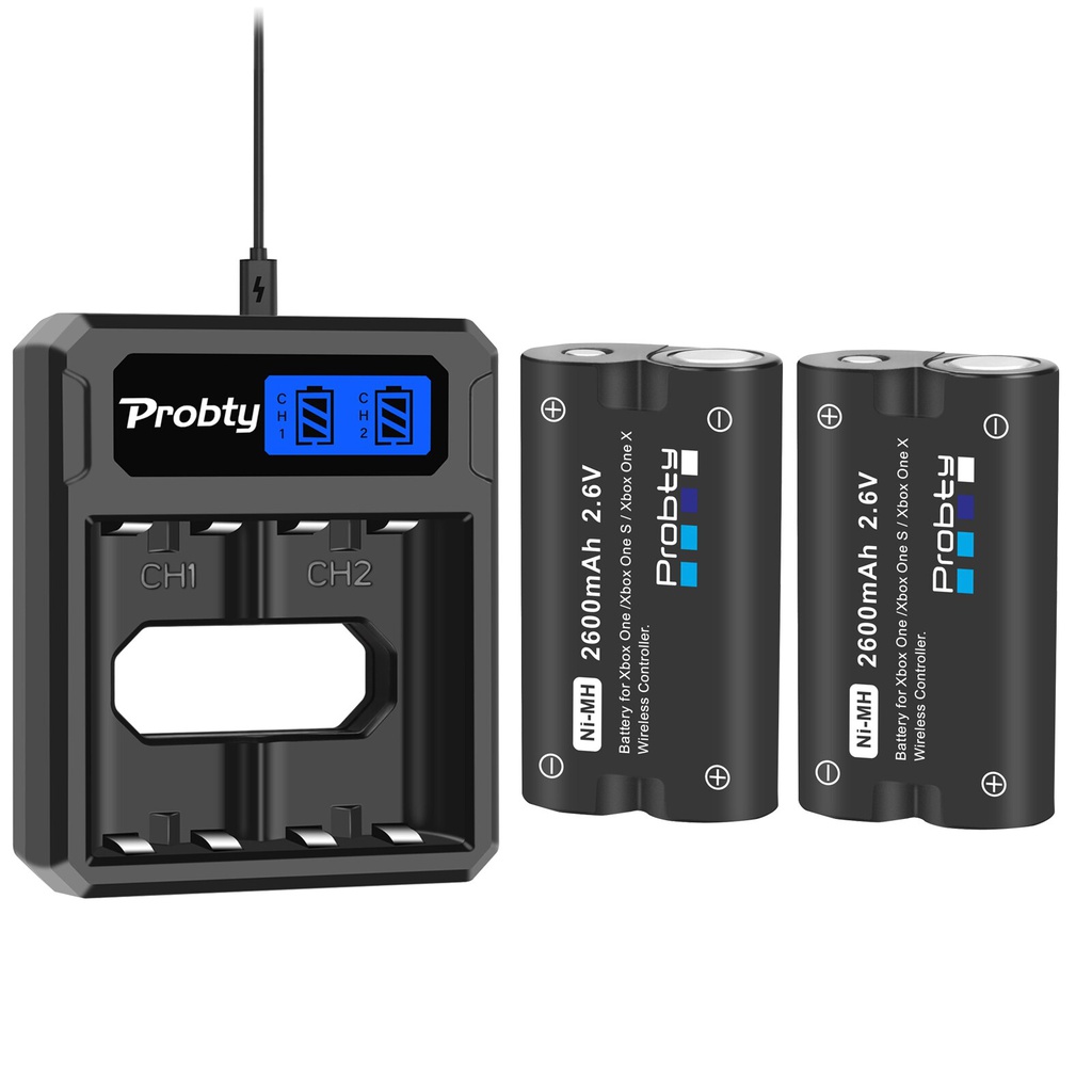 Wireless Gamepad USB Port Charging LCD Screen Battery Charger For Xbox One