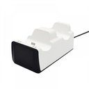 Wireless Controller Charger Dual Charger Handle Seat For PS5 Controller-white