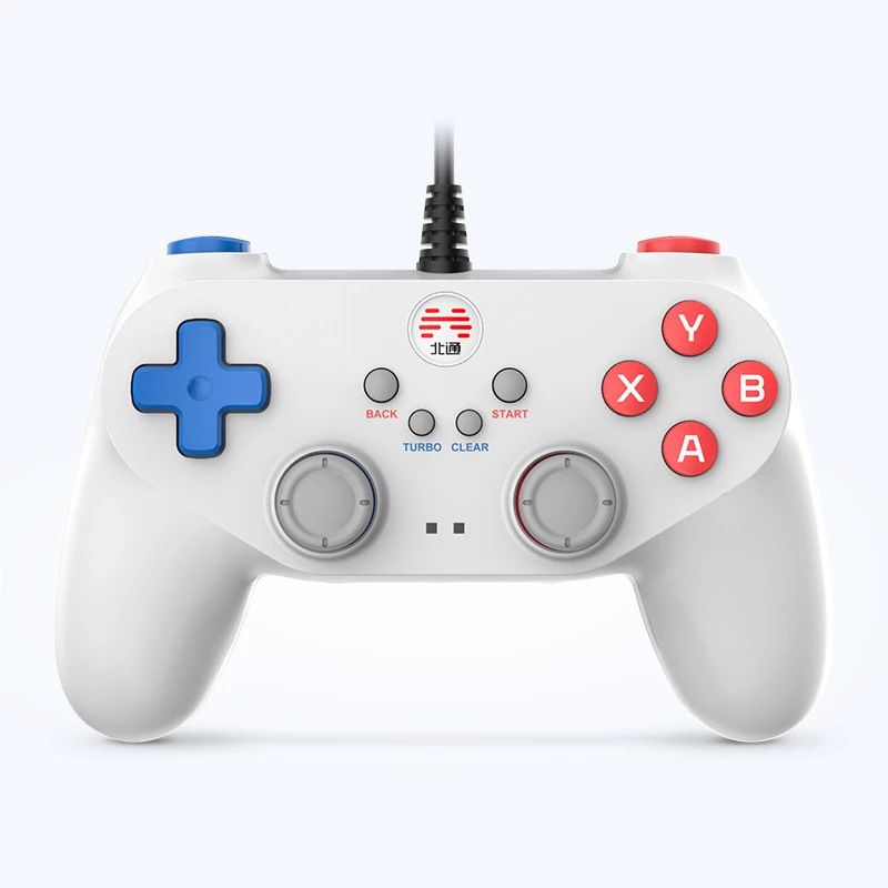 Wired Game Controller Gamepad Handle For PS3 / Compute(White)