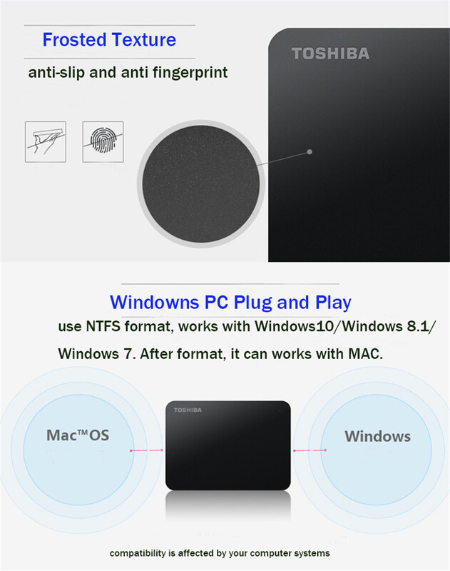 Toshiba Disque Dur Externe Canvio  GAMING 500 Go - USB 3.0 - Noir