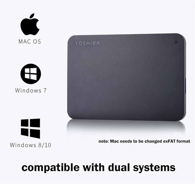 Toshiba Disque Dur Externe Canvio - 2Tera(2000Go) - Noir