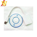 Transmission Haute Vitesse USB 3.0 Vers HDMI Câble Convertisseur Adaptateur Audio Vidéo