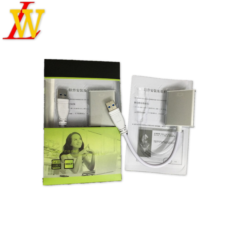 Transmission Haute Vitesse USB 3.0 Vers HDMI Câble Convertisseur Adaptateur Audio Vidéo