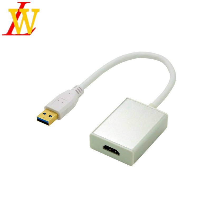 Transmission Haute Vitesse USB 3.0 Vers HDMI Câble Convertisseur Adaptateur Audio Vidéo
