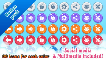 Casual Game UI for mobile games