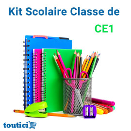 Kit Scolaire - CE1 + Ensemble Géométrique Offert - Multicolore-CV16