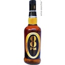 Whisky 01 Bouteille - 8 PM - Grain Blended Whisky - Alc 42,8% - 90 ML - Noir Jaune Or