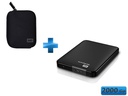 Western Digital WD Disque Dur Externe 2To + Housse - Noir