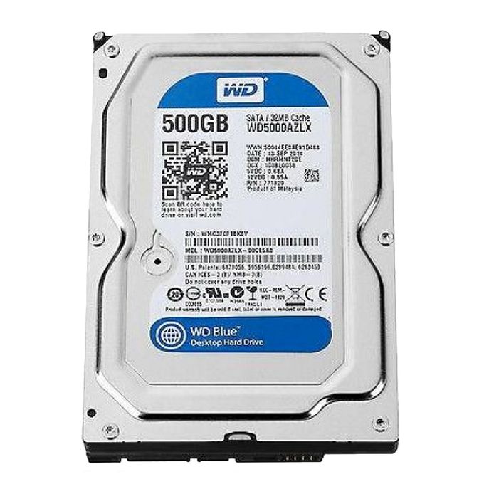 Western Digital Disque Dur Interne 500 Go - Gris