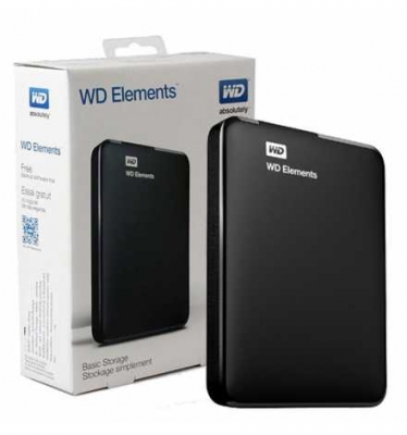 Western Digital Disque Dur Externe Western Digital 2 To - 2.5 Pouces - Noir