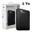 Western Digital Disque Dur Externe - 500 Go - USB 3.0 - Noir - 2.5 Pouces - USB 2.0 / USB 3.0 - Logiciel De Sauvegarde Inclus WD SmartWare - Garantie 1 Mois