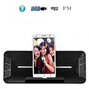 WS Mini Haut-parleur Radio Bluetooth Multifonctions WS-1618 - Noir