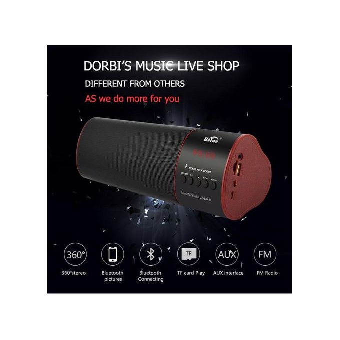 WS Enceinte Bluetooth Pro WS-2519BT - Radio FM DE HAUTE QUALITE