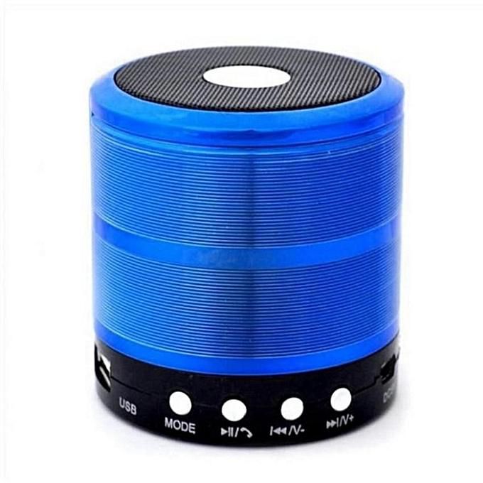 WS 887 Portable Bluetooth Mini Speaker HT - Bleue 