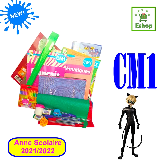 Kit Scolaire - CM1 + Ensemble Géométrique Offert - Multicolore-CV27
