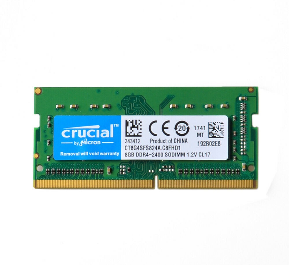 Crucial Barette Memoire Ram DDR3L - 8GB Portable CRUCIAL 10600 MHz- Noir