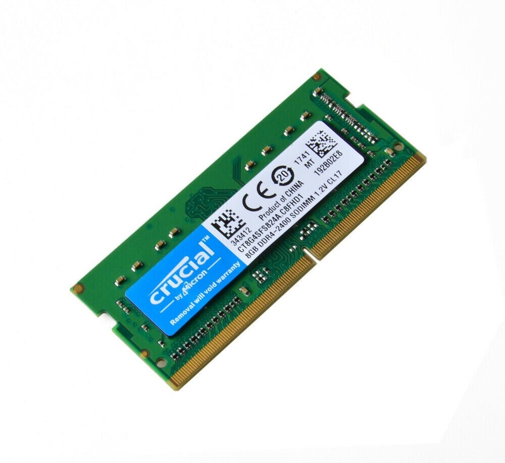 Crucial Barette Memoire Ram DDR3L - 8GB Portable CRUCIAL 10600 MHz- Noir