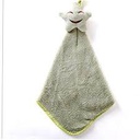 Hanging Star Coral Velvet Towel Green Household Products Daily Life Supplies